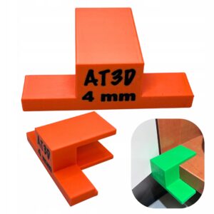 Precyzyjny przyrząd szablon do montażu frontów meblowych 4 mm do płyt 18 mm