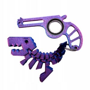 Keyrambit KEYSPINNER BRELOK + FLEXI REX DINO ZESTAW KOLOR Midnight City