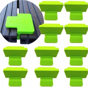 10x DYSTANS DYSTANSE DO DESEK TARASOWYCH STABILIZACJA DESEK 4mm, 6mm, 8mm